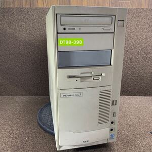 DT98-398 激安 PC98 デスクトップ タワー NEC PC-9821 Xc13 M7modelB MEM 30720KB HDD欠品 メモリーチェックまで確認済み ジャンク