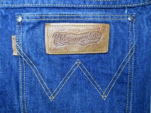  FUNNY 別注 Wrangler ラングラー 16oz ブーツカット デニム W32 77MW2 日本製 窪田クラフト カービング ウエスタン ジンバブエコットン