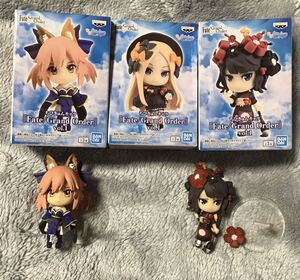 【FGO】Fate Grand order フィギュア　ちびきゅんキャラ　アビゲイル 玉藻　葛飾北斎　3種セット 　中古　非売品