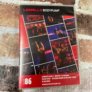 86★レスミルズ★Lesmills★DVDあり　★CD無し　★中古品★BodyPump★ボディパンプ86★英語コレオノート無し　