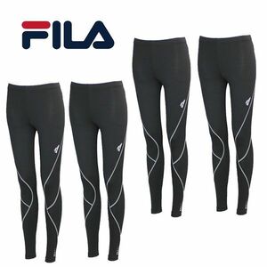 送料300円(税込)■yr271■レディース FILA インナーロングタイツ(445-407-K) 2種 4点【シンオク】