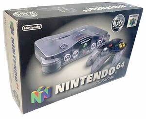 美品　ニンテンドー64 本体　クリア　ブラック NINTENDO64