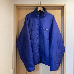 Patagonia ファイヤーボール ジャケット 青色 XLサイズ 98年 USA Patagonia ダスパーカ DAS パフボール