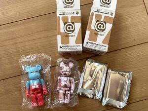 ★未使用新品2点セット！BE@RBRICK ベアブリック☆CLOSE TYPE☆47シリーズ☆激レアシークレット！Z世代＆Katie☆送料300円★