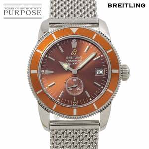 ブライトリング BREITLING スーパーオーシャン ヘリテージ 38 A37320 メンズ 腕時計 デイト ブラウン 自動巻き Super Ocean 90264990