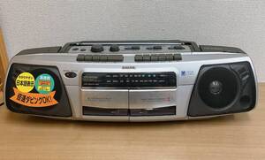 ☆【AIWA◆アイワ ステレオラジカセ CS-W530】オーディオ機器 /カセットデッキ /★動作品 /A66-481