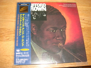 CLIFFORD BROWN THE BEGINNING AND THE END　マスターサウンド紙ジャケ ｃｄ クリフォードブラウン