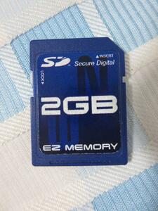 EZ MEMORY SDメモリーカード 2GB