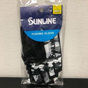 サンライン (SUNLINE) ゲームグローブ SUG-312 グレーカモ L【新品未使用品】N3445