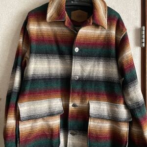 WOOLRICH ウールリッチ ブランケット コート 90年代 MADE IN USA アメリカ製 Mサイズ なので　Lサイズ　で出品