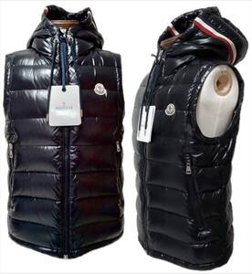 新品同様 MONCLER モンクレール LANOUX GILET ダウンベスト BLACK size 1