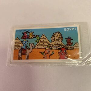 おまけシール meiji シリーズ7 24 エジプト EGYPT マーブルチョコレート マーブルわんちゃん 非売品 未開封 未使用品 送料無料