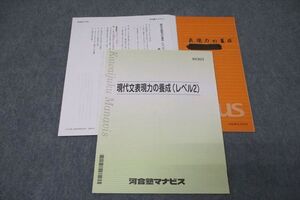 WE25-205 河合塾マナビス 国語 現代文表現力の養成(レベル2) テキスト 2021 10m0B