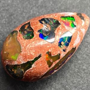 1円〜!!遊色効果!!［天然カンテラオパール21.495ct］j 約23.2×13.4mm ルース 裸石 宝石 cantera opal DA0/EA0 w3マ79