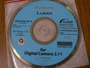 送料最安 120円 CDP01：パナソニック デジカメ LUMIX 関連ソフト　for Panasonic Digital Camera2.11