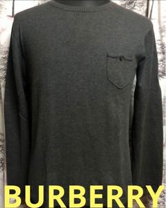 ★美品★BURBERRY BLACK LABEL★メンズニット★サイズ2★バーバリーブラックレーベル★