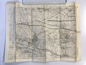 【古地図】立川　二万五千分之一地形図 東京10号青梅ノ2　明治39年測図・昭和12年修正　日本陸軍参謀本部発行