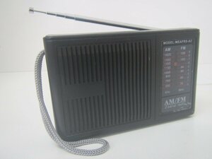 〇　ミニマムイナフ　AM/FMラジオ　MEAFRS-A2 　中古