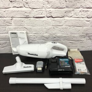 makita マキタ 充電式クリーナ CL107FD コードレス 掃除機 ホワイト バッテリーBL1015 DC10SA 充電器 241205SK750153