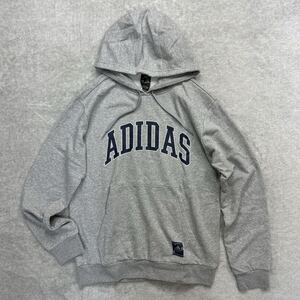 【格安送料】adidas Lサイズ アディダス パーカー スウェット デカロゴ ビッグロゴ フーディ 人気 定番 トップス フレンチテリー 正規品