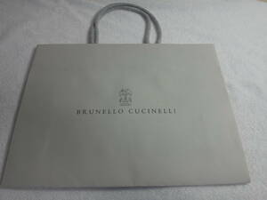 未使用新品　BRUNELLO CUCINELLI ブルネロクチネリ紙袋　　1枚(小サイズ)2019年9月１２日入手