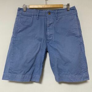 美品 RRL ヴィンテージ 加工 チノ ショーツ 29 double RL ショートパンツ アンカー CHINO SHORTS ラルフローレン RalphLauren