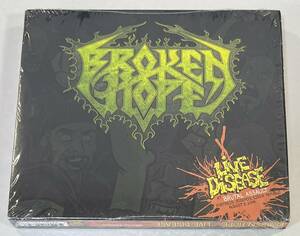 M6395◆BROKEN HOPE◆LIVE DISEASE(AT BRUTAL ASSAULT)(1CD+Blu-ray)輸入盤/米国産デスメタル