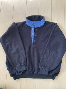 Patagonia プルオーバー フリース USA製 25630 F1 LARGE ネイビー