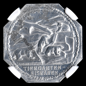 ★日終 【NGC UNC D】1920 ドイツ 八角形 20P Tiergarten Esibaren未使用- //世界コイン 古銭 貨幣 硬貨 銀貨 金貨 銅貨【決済期限火曜日】