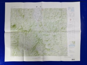 20万分の1地勢図【新庄】国土地理院発行・平成４年編集・平成５年発行　《奥羽本線・陸羽東線・陸羽西線・北上線・栗駒山地》