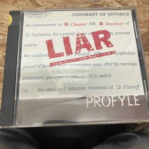 2025114シ● HIPHOP,R&B PROFYLE - LIAR INST,シングル,PROMO盤 CD 中古品