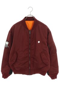 シュプリーム ブルゾン 23AW Bounty Hunter MA-1 Jacket サイズ:L 袖ロゴボンバージャケットブルゾン 中古 OM10