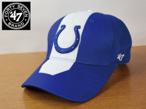 1円スタート!【未使用品】(M-L - 56cm-59cm) 47 BRAND NFL INDIANAPOLIS COLTS インディアナポリス コルツ キャップ 帽子 F83