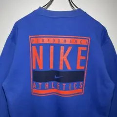 90s NIKE ナイキ　スウェット　サイズL トレーナー　デカロゴ　希少　古着