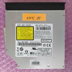 パイオニア製　内蔵Blu‐rayマルチドライブ　BDR-TD03RT　スリム　SATA NO:483125