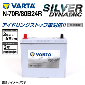 N-70R/80B24R スズキ ジムニーシエラ 年式(2002.01-2018.07)搭載(55B24R) VARTA SILVER dynamic SLN-70R