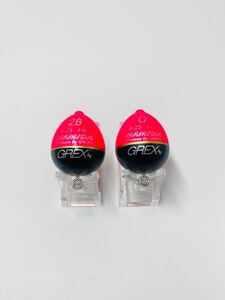 【極美品】グレックスプラス GREX+ ナミダ φ25 ピンク 0 2B セット NAMIDA どんぐりうき ドングリウキ フカセ釣り 磯釣り