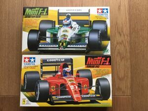 タミヤ1/28 ミニF ー1シリーズ　NO.1 ロータスタイプ102B & NO.2フェラーリ642 2台セット　新品未組み立て品