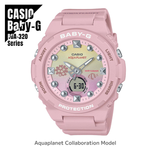 CASIO カシオ Baby-G ベビーG BGA-320シリーズ 「アクアプラネット」コラボ BGA-320AQ-4A 腕時計 レディース ★新品