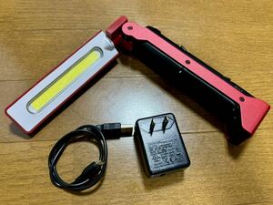 ほぼ新品　Ganz 薄型ヘッド作業灯シリーズ GZ-213 ワークライト GENTOS ジェントス LED USB充電式