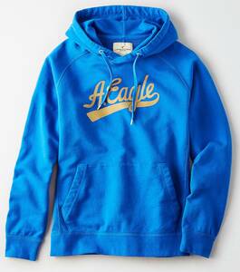 ラスト2！！◇◆AE/アメリカンイーグル / グラフィックスウェットパーカ / BLUE / US M /新品