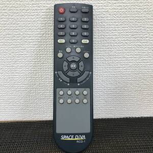 簡易清掃・動作確認済み　①SPACE DiVA　②RCD-1　TVリモコン　中古　③管理No.335