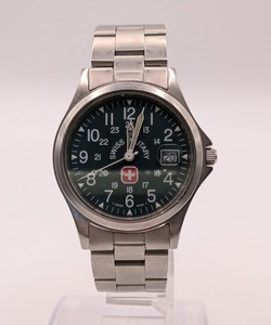 スイスミリタリー / SWISS MILITARY　6-413　6-513　100M WATER RESISTANT　稼働品　腕時計　中古・現状　管理№ 7456