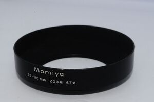 0051★極上品★送料無料★マミヤ MAMIYA 55-110mm ZOOM 67φ メタルフード#220510