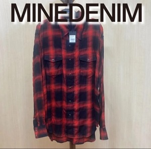 ☆新品未使用☆　定価35200円【MINEDENIM】Distortion Ombre Check L.Western SH マインデニム 木村拓哉　キムタク　芸能人　アイドル