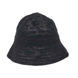 24SS極美品★Nine Tailor【ナインテーラー】Cattail Hat BLACK　ハット ユニセックス★キャップ 帽子 ca4la　キャップcomoli　オーラリー