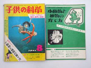 ★ 【当時物】 子供の科学 1971年 8月号 雑誌 昭和 レトロ ★