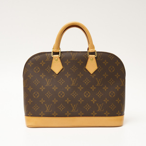 LOUIS VUITTON ルイヴィトン アルマ PM M51130 ハンドバッグ モノグラム・キャンバス×レザー ブラウン×ゴールド金具 レディース