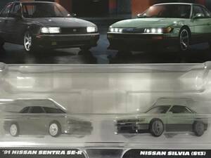 ホットウィール NISSAN SILVIA S13 SENTRA SE-R HotWheels 日産 シルビア セントラ PREMIUM プレミアム SUPER STREET スーパーストリート