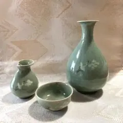 青石　仏具　花瓶　酒器　壷 高麗青磁